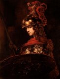 Rembrandt - Pallas Athena painting