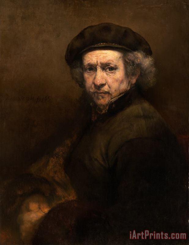 Rembrandt Harmensz van Rijn Self Portrait 2 Art Painting