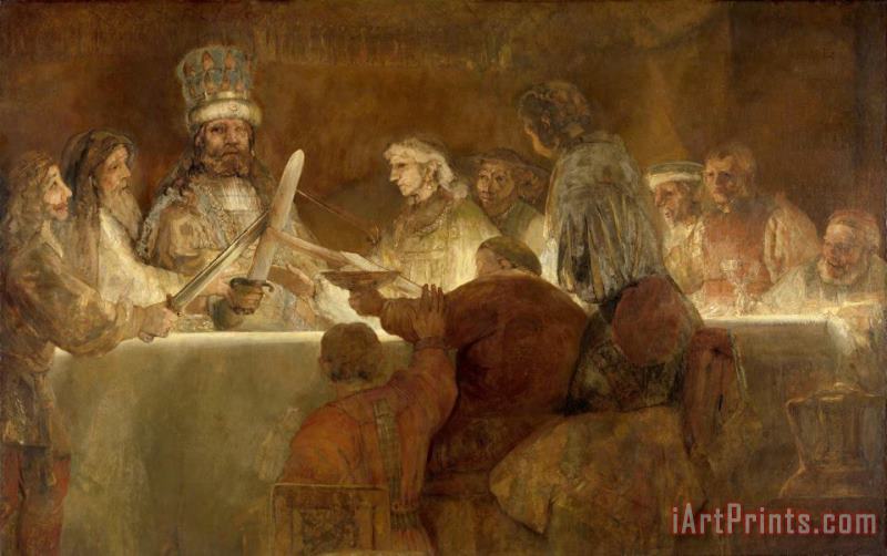 Rembrandt Harmensz van Rijn The Conspiracy of The Batavians Under Claudius Civilis Art Print