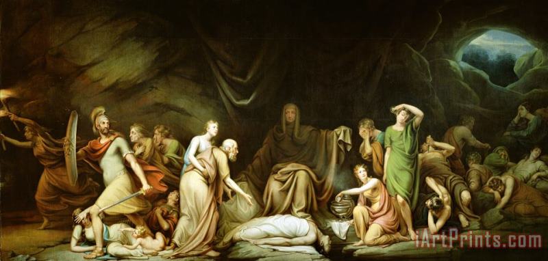 Rembrandt Peale The Court of Death Art Print