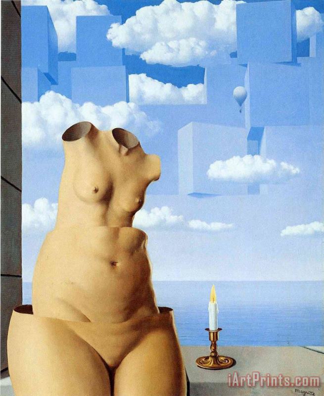 rene magritte Delusions of Grandeur 1948 Art Painting
