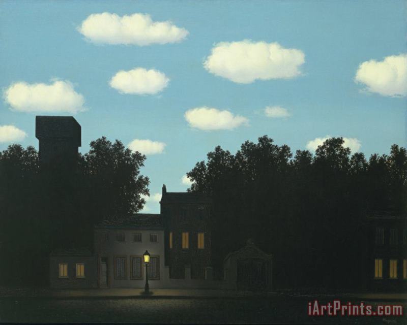 rene magritte Empire of Light II 1950 Art Painting