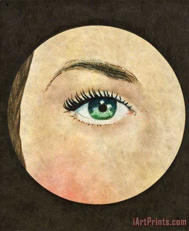 rene magritte L'oeil, 1968 Art Print