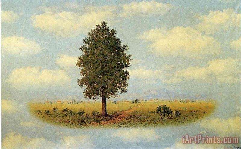 rene magritte Territory 1957 Art Painting