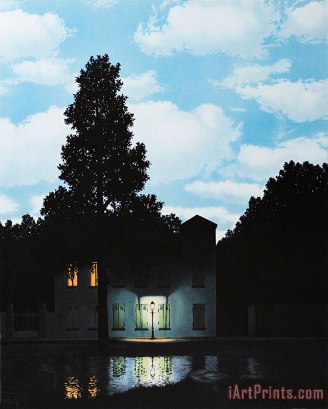 rene magritte The Empire of Lights 1954 II Art Painting