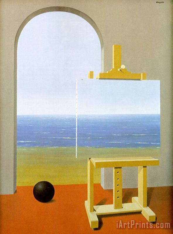 The Human Condition 1935 painting - rene magritte The Human Condition 1935 Art Print