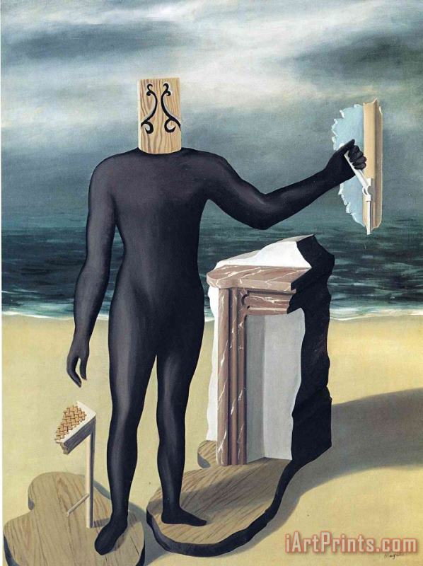 rene magritte The Man of The Sea 1927 Art Print