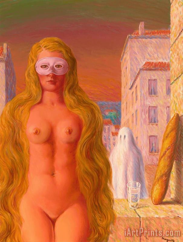 The Sage's Carnival 1947 painting - rene magritte The Sage's Carnival 1947 Art Print
