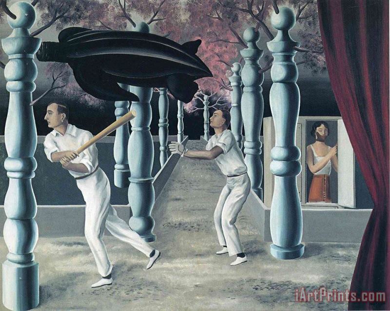 rene magritte The Secret Player 1927 Art Painting