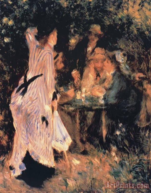 Renoir Au Jardin Du Moulin Art Print