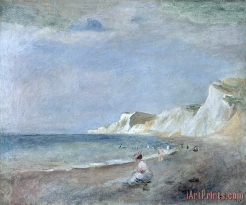 Renoir The Beach at Varangeville Art Painting