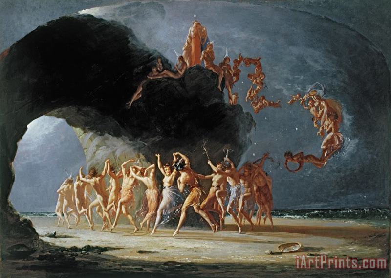 Richard Dadd Come unto these Yellow Sands Art Painting