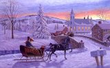 Richard De Wolfe - An Old Fashioned Christmas painting