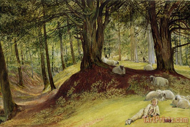 Richard Redgrave Parkhurst Woods Art Painting