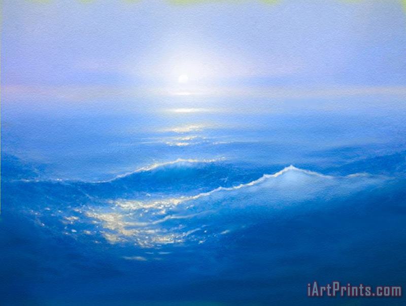 Blue Blue Sea painting - Robert Foster Blue Blue Sea Art Print