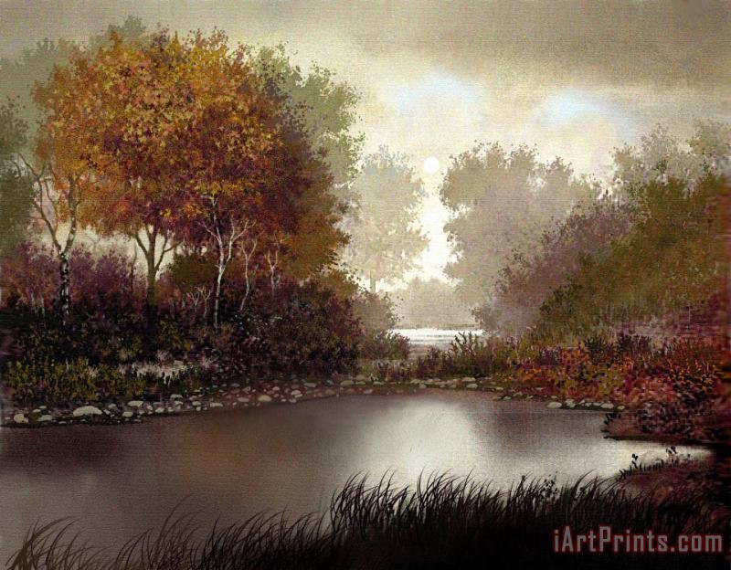 Fall Waters painting - Robert Foster Fall Waters Art Print