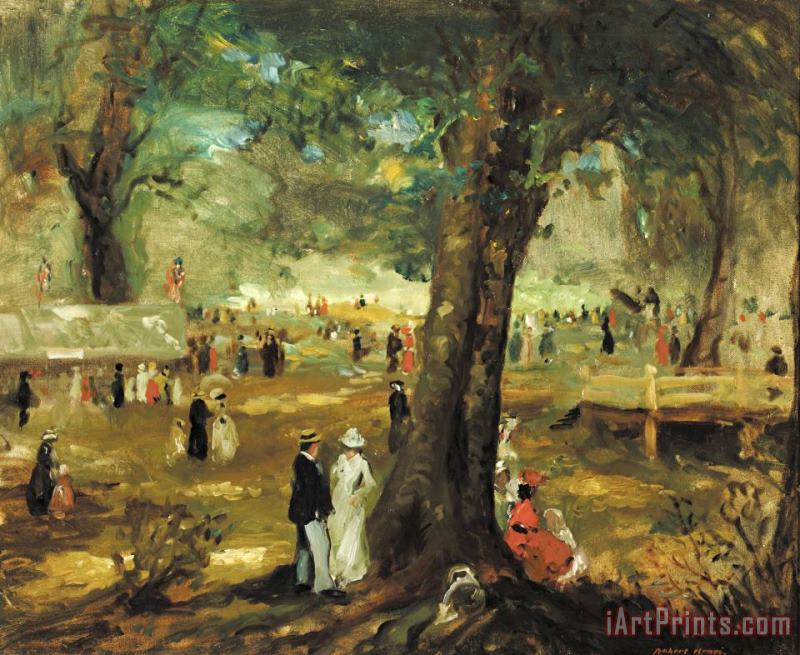 Robert Henri Picnic at Meshoppen, Pa Art Painting