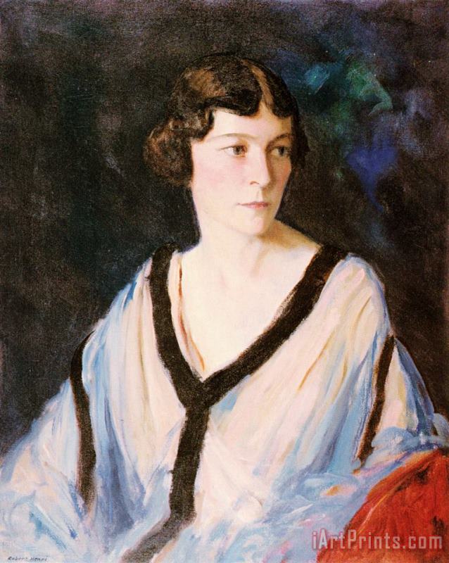 Portrait of Mrs. Edward H. (catherine) Bennett painting - Robert Henri Portrait of Mrs. Edward H. (catherine) Bennett Art Print