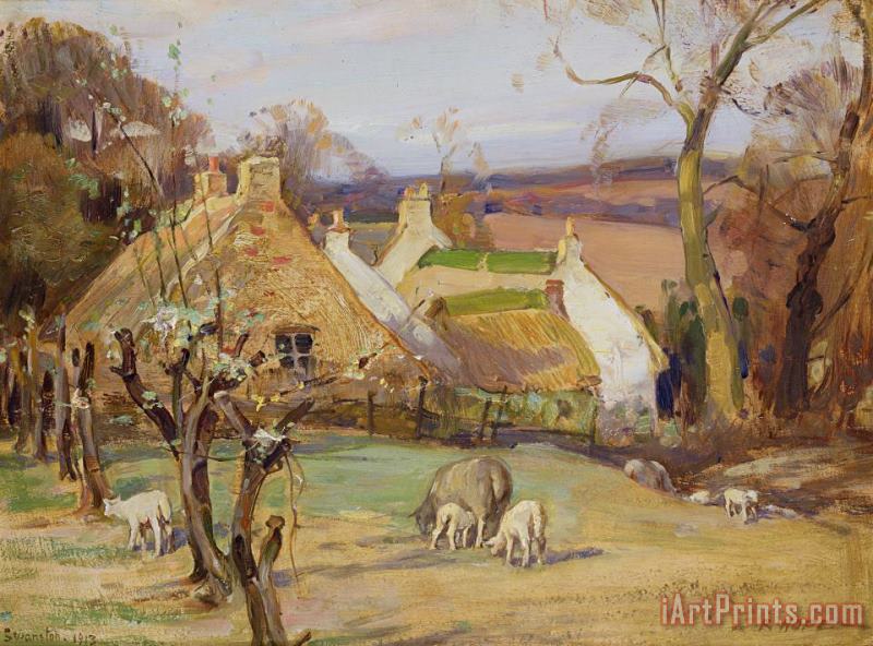Robert Hope Swanston Farm Art Painting