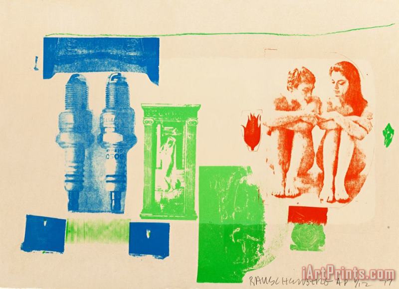 Robert Rauschenberg Romances (myth), 1977 Art Print