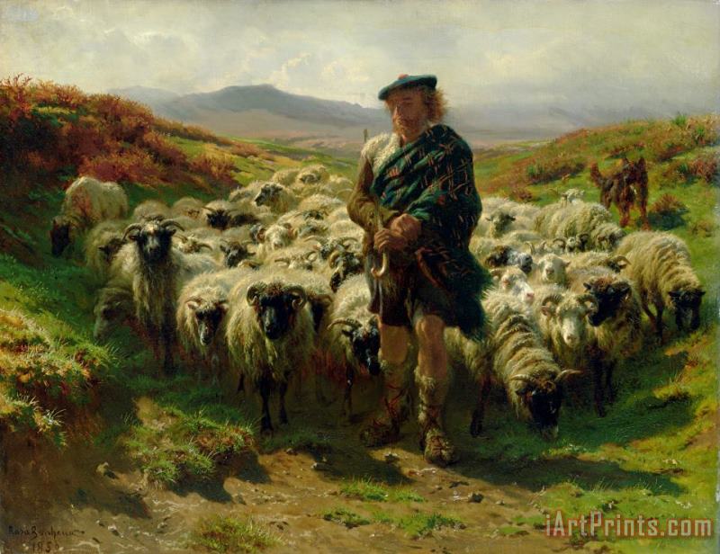 Rosa Bonheur The Highland Shepherd Art Print