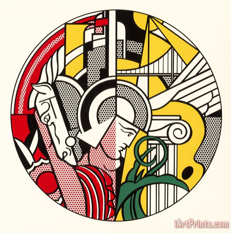 Roy Lichtenstein The Solomon R. Guggenheim Museum Poster, 1969 Art Print