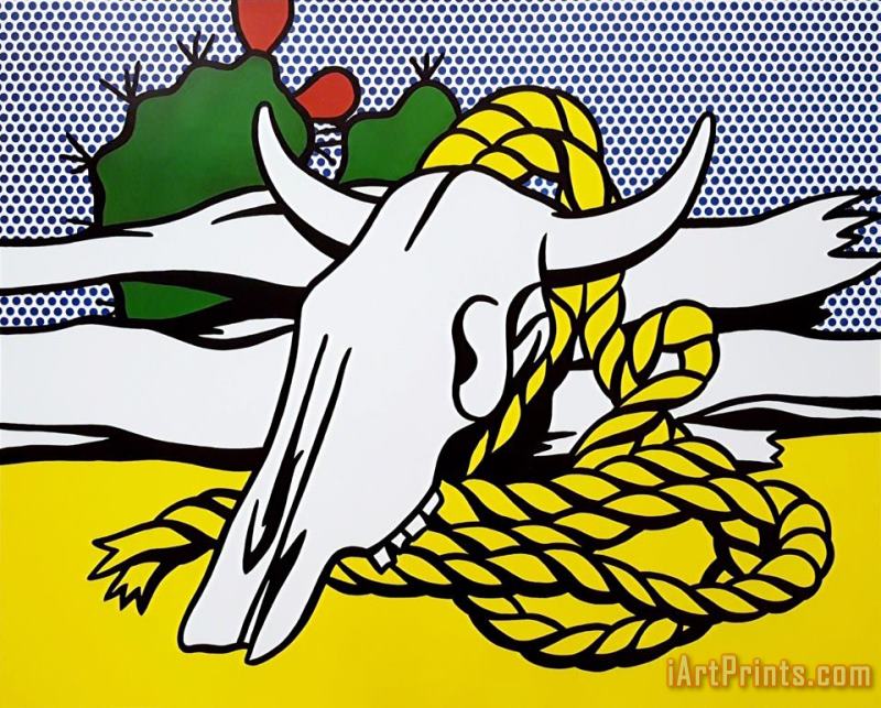 Roy Lichtenstein The West As Art, 1982 Art Print