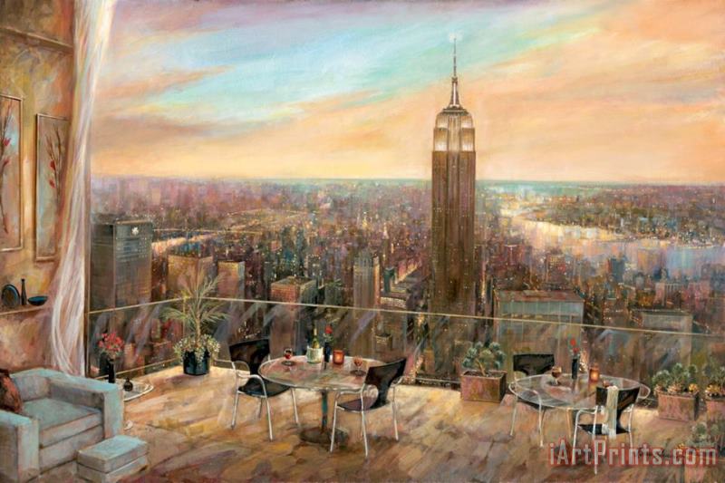 A New York View painting - Ruane Manning A New York View Art Print