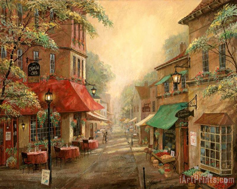 Ruane Manning Charlie's Cafe Art Painting