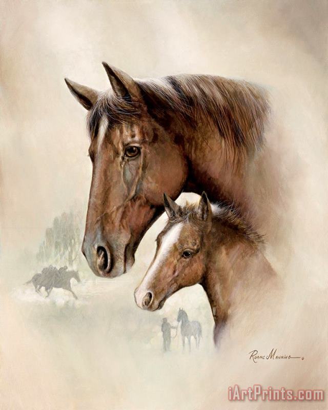 Ruane Manning Race Horse I Art Print