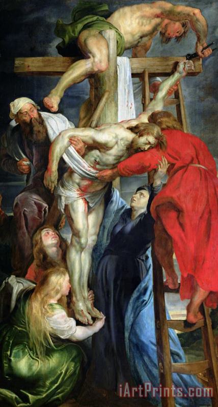 Rubens The Descent From The Cross Art Painting