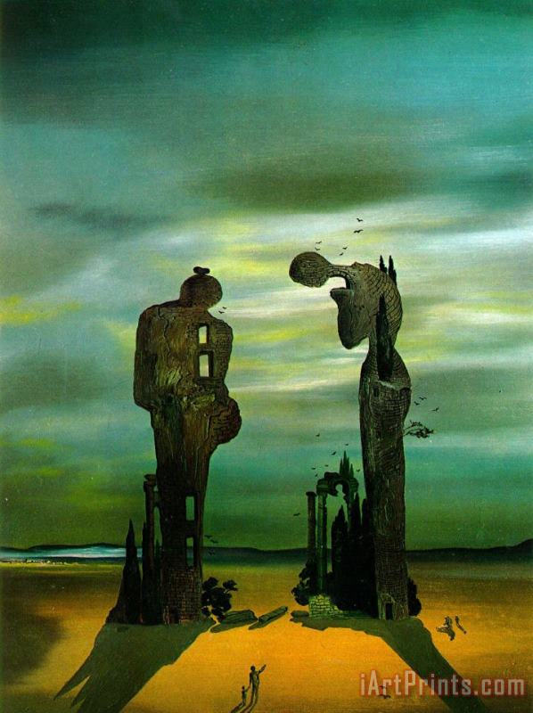 Salvador Dali Archeological Reminiscence Millet's Angelus Art Painting