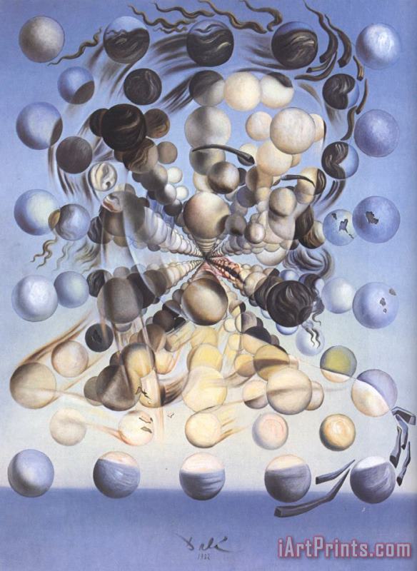 Salvador Dali Galatea of The Spheres Art Painting