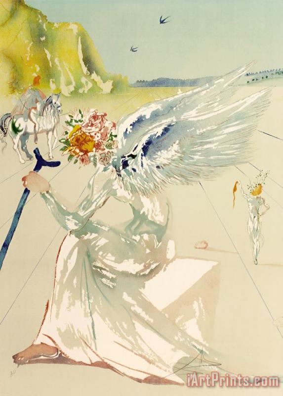 Salvador Dali Homage to Homer Suite Helen of Troy, 1977 Art Painting