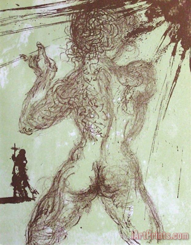 Salvador Dali Hommage a Meissonnier I Nu Gris Art Print