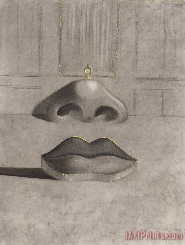 Naissance De L'ameublement Paranoiaque painting - Salvador Dali Naissance De L'ameublement Paranoiaque Art Print