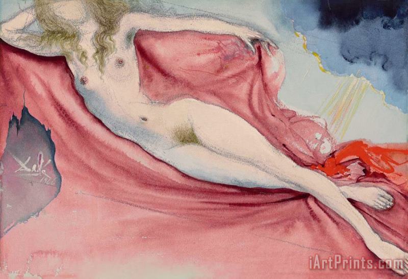 Salvador Dali Playmate After Rokeby Venus, 1966 Art Print