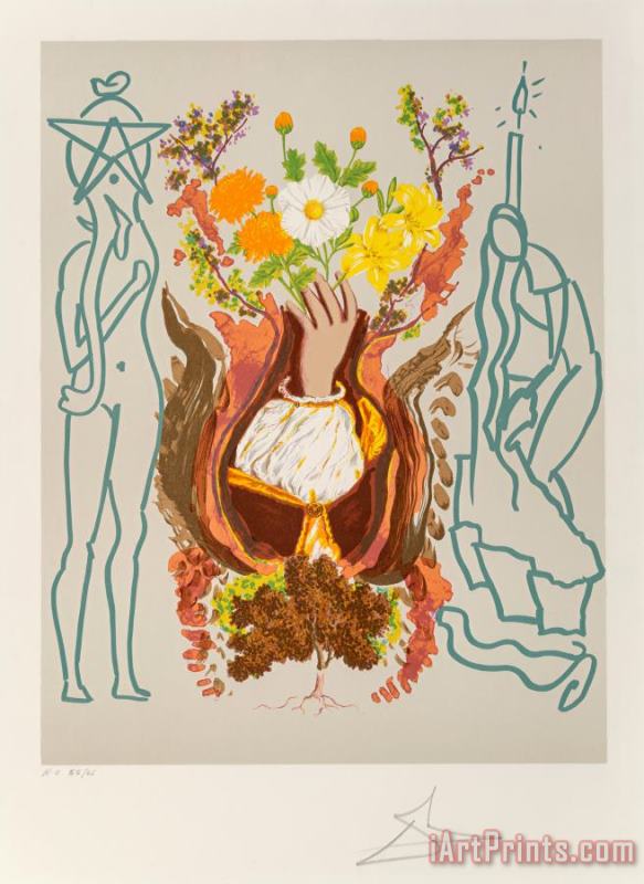 Salvador Dali Renaissance, 1978 Art Painting