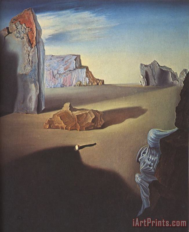 Shades of Night Descending painting - Salvador Dali Shades of Night Descending Art Print