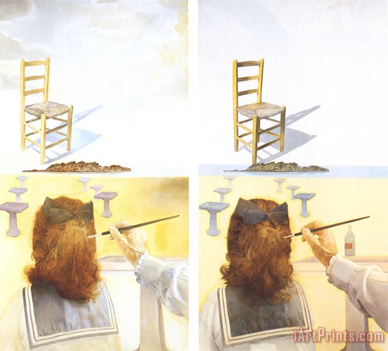 Salvador Dali The Chair Art Painting