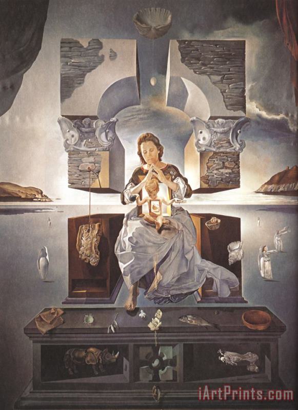 The Madonna of Port Lligat painting - Salvador Dali The Madonna of Port Lligat Art Print