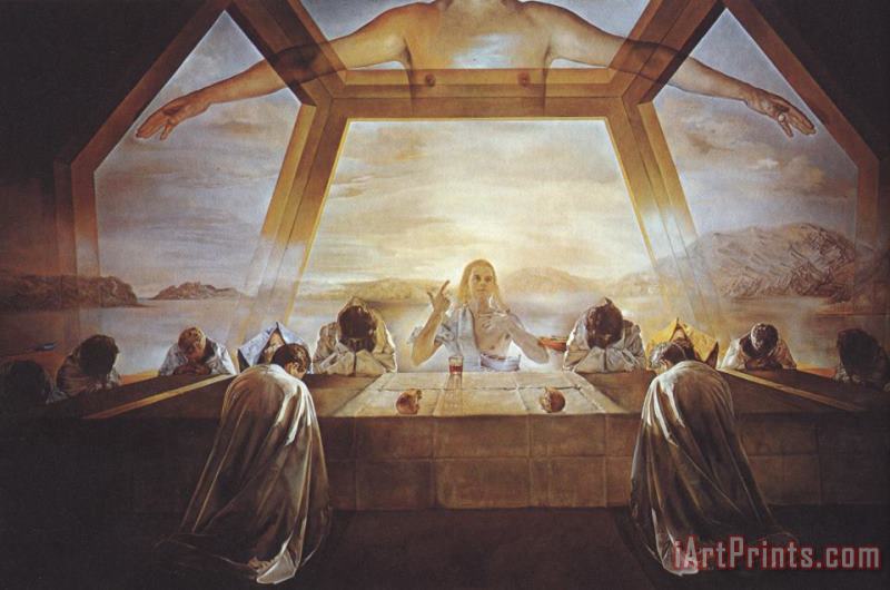 Salvador Dali The Sacrament of The Last Supper 1955 Art Print