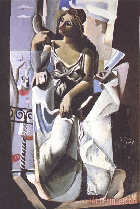 Salvador Dali Venus And Sailor Homage to Salvat Papasseit 1925 Art Painting