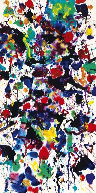 Sam Francis Untitled (plumed Serpent), 1982 Art Painting