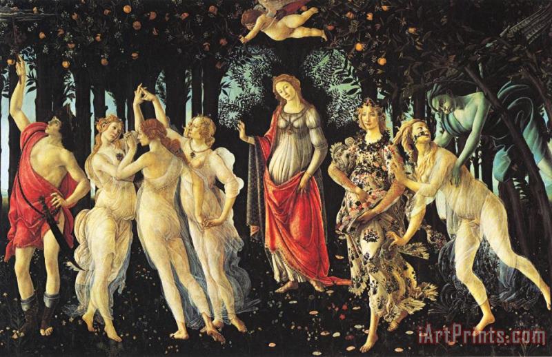 Allegory of Spring painting - Sandro Botticelli Allegory of Spring Art Print