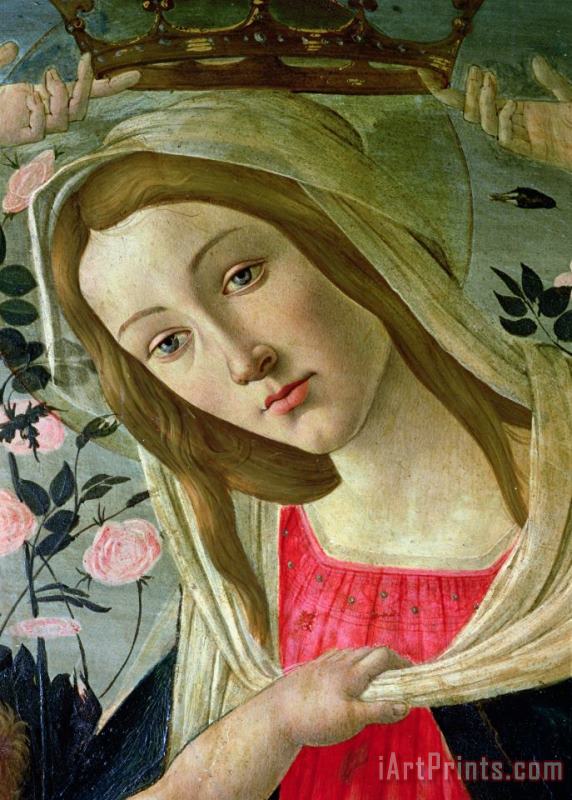 Sandro Botticelli Madonna and Child Crowned by Angels Art Painting