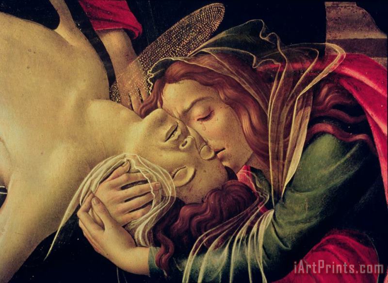 The Lamentation of Christ painting - Sandro Botticelli The Lamentation of Christ Art Print