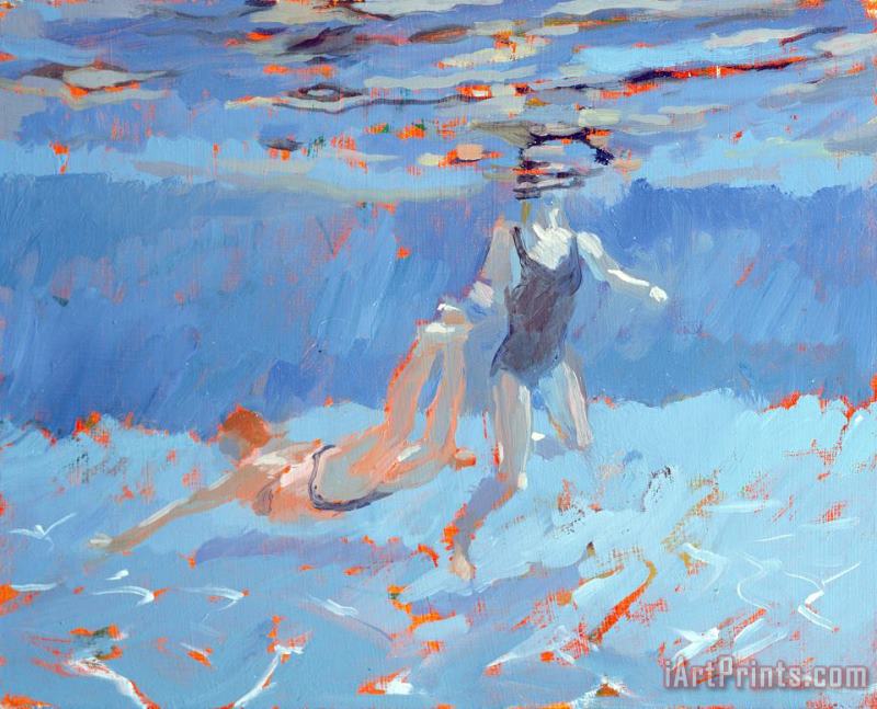 Underwater painting - Sarah Butterfield Underwater Art Print