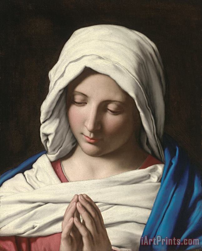 Sassoferrato Madonna in Prayer Art Print