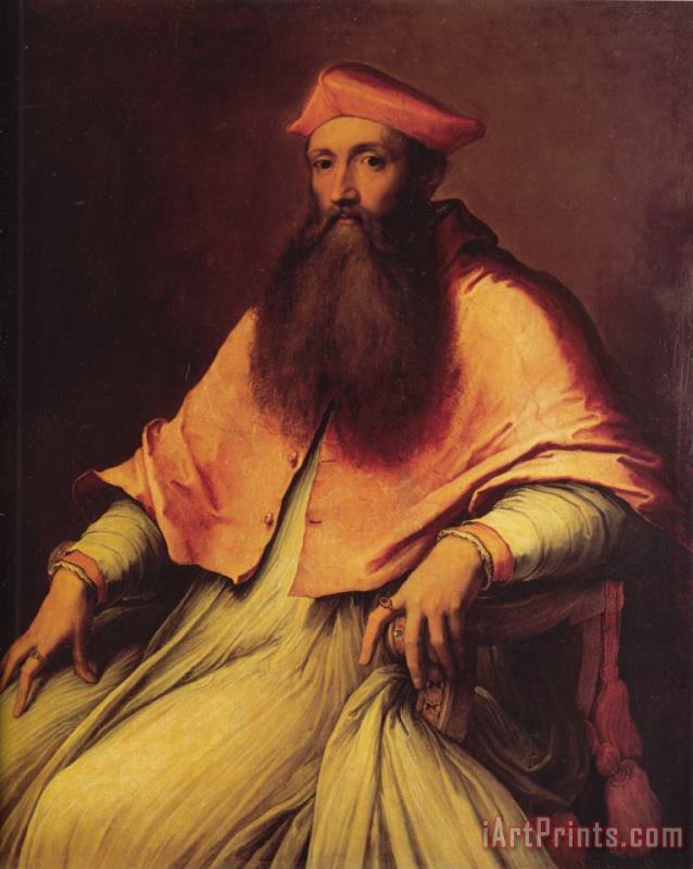 Portrait of Cardinal Reginald Pole painting - Sebastiano del Piombo Portrait of Cardinal Reginald Pole Art Print